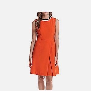 Tommy Hilfiger Orange Sleeveless Mini Dress